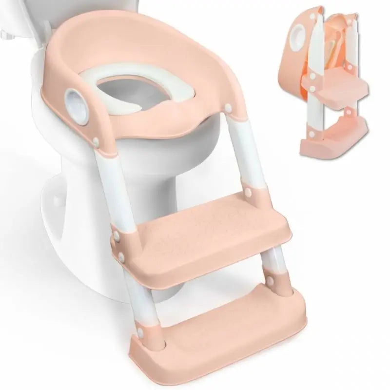 Mobiclinic Asiento Inodoro Infantil Plegable Lala Rosa Y Blanco