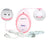 Mobiclinic Detector Fetal -Mini - Elegante - Compacto - Portátil - Rosa - Angelsounds