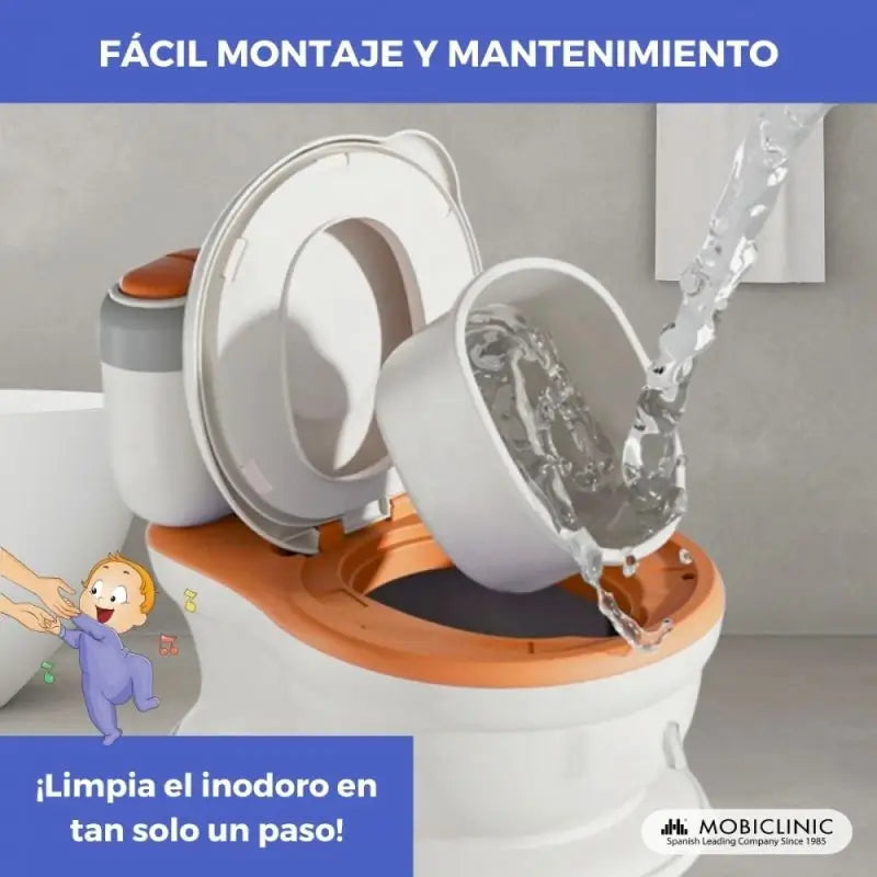 Mobiclinic Inodoro Infantil Toikid De 1-6 Años Naranja