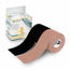 Mobiclinic Pack De 2 Kinesiotape Negro Y Beige Impermeable  Venda Neuromuscular, 5Mx5Cm