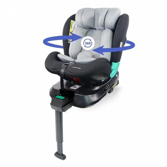 Mobiclinic Silla De Coche Infantil Lionfix Pro 40-150 Cm Gris Y Negro