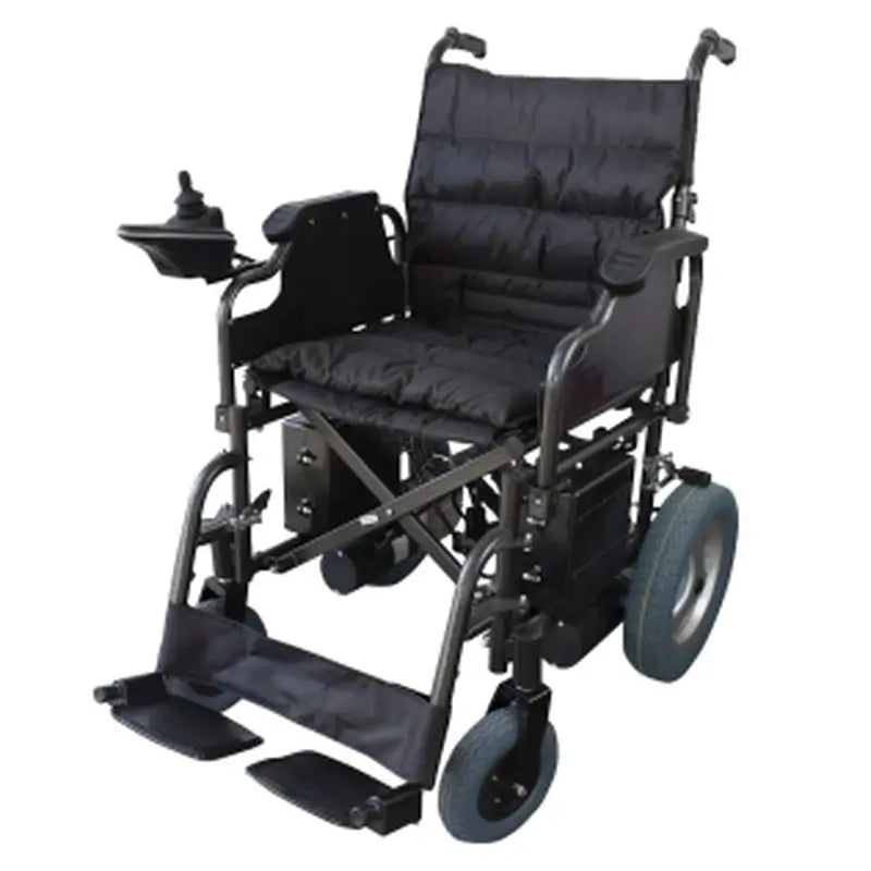 Mobiclinic Silla De Ruedas Eléctrica Plegable - Auton. 20 Km - 20Ah - Motor - Acero - Negro - Cenit