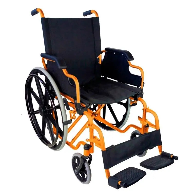 Mobiclinic Silla De Ruedas Plegable Con Reposabrazos Abatibles