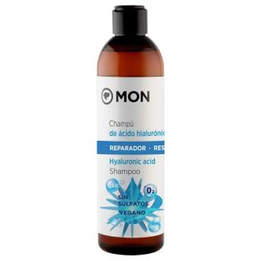 Mondeconatur Champu Reparador Acido Hialuronico 300Ml. Vegan 