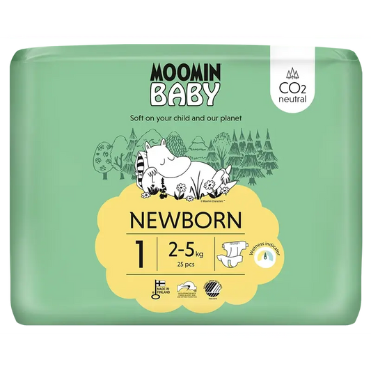 Moomin Baby Pañales Talla 1 , 25 unidades