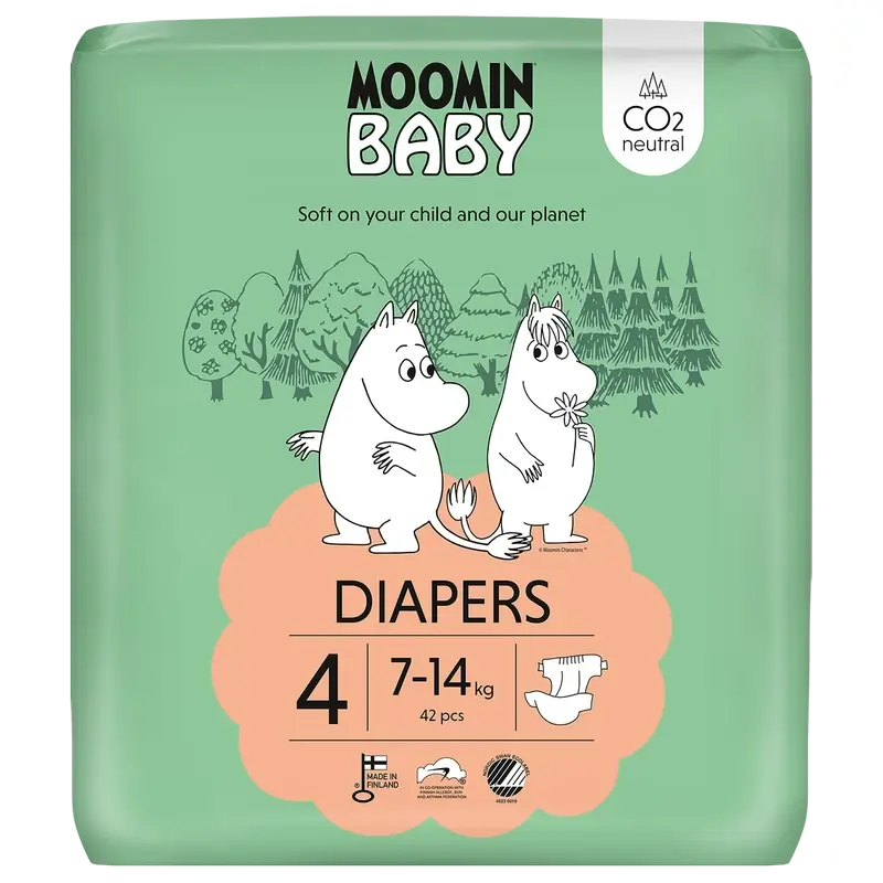 Moomin Baby 4 , 42 unidades