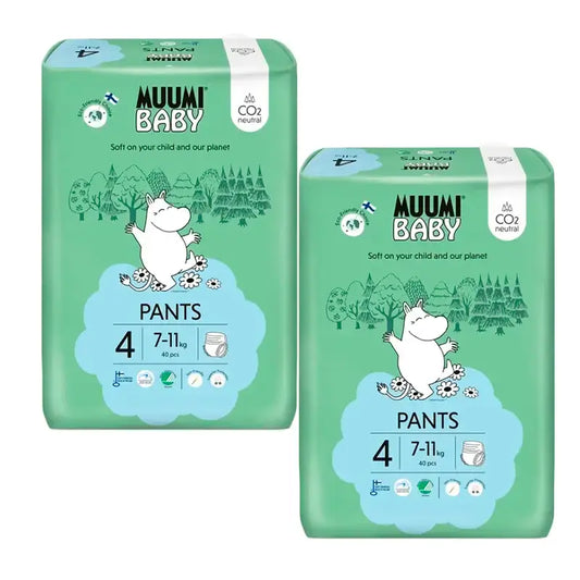 Moomin Baby Pañales De Entrenamiento Talla 4 , 2 x 40 unidades