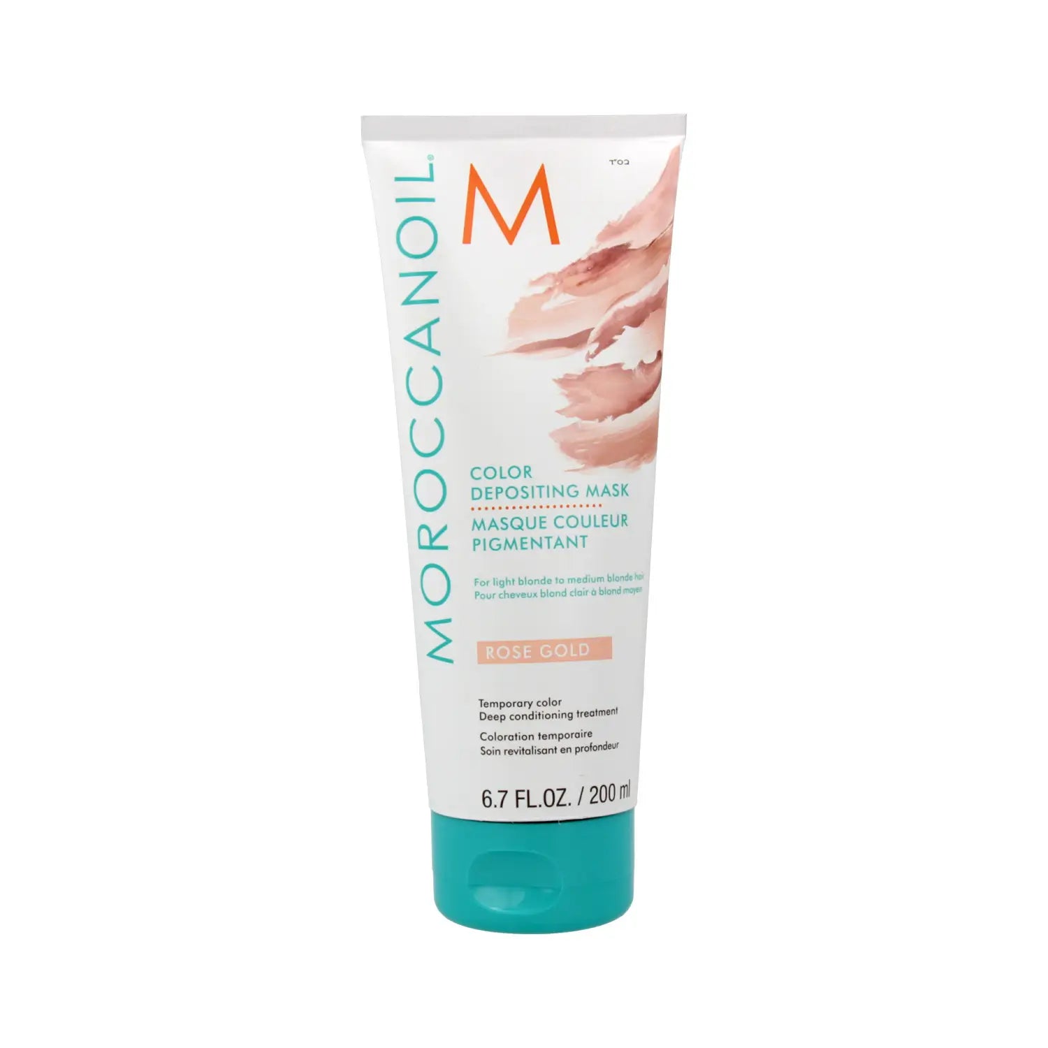 Moroccanoil Mascarilla Depositora De Color Oro Rosa, 200 ml