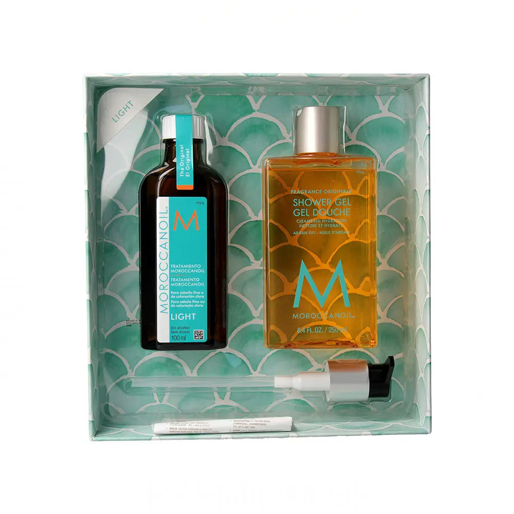 Moroccanoil Pack Tratamiento Aceite (Oil) Ligero De Argán   Y Gel De Ducha