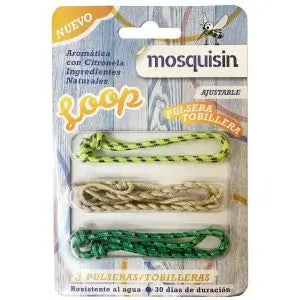 Mosquisin Pulsera Loop Tobillera , 3 unidades