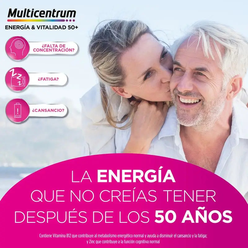 Multicentrum Energía & Vitalidad 50+, 30 frascos