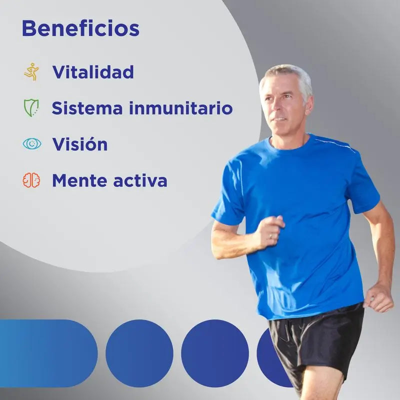 Multicentrum Hombre 50+ Complemento alimenticio Multivitamínico, 90 comprimidos