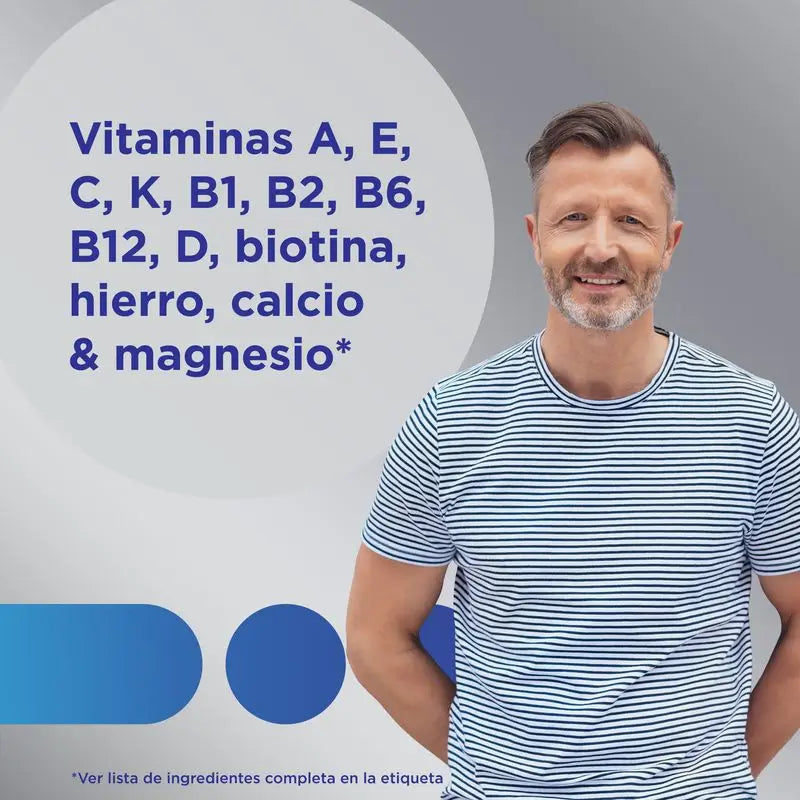 Multicentrum Hombre 50+ Complemento alimenticio Multivitamínico, 90 comprimidos