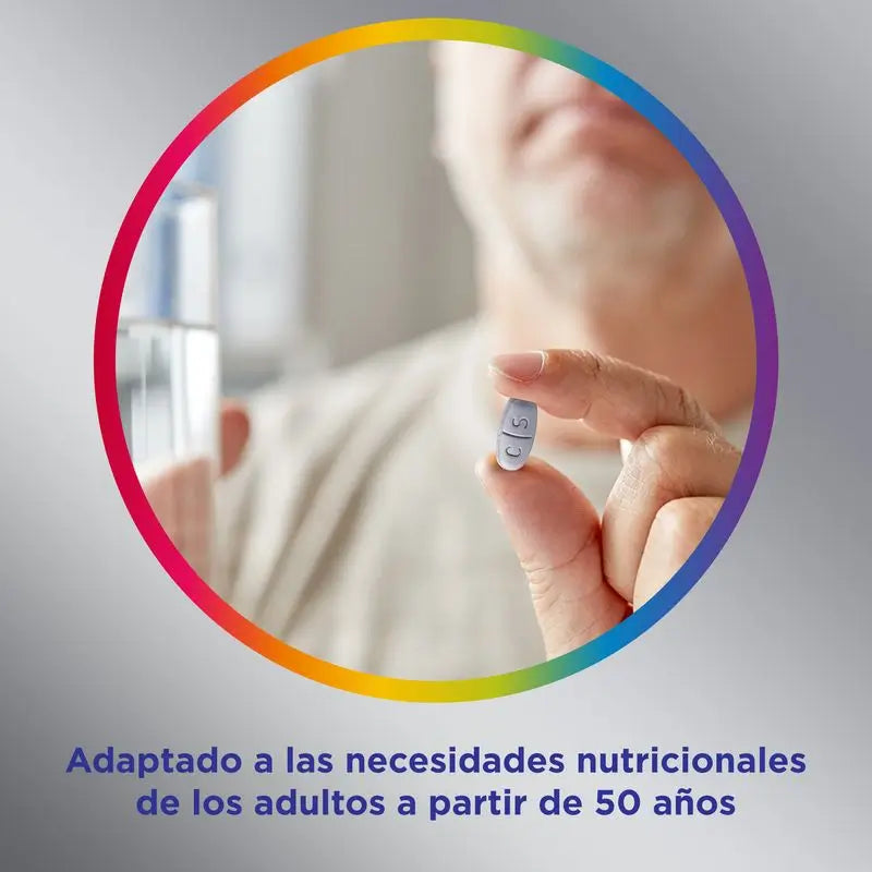 Multicentrum Adultos 50+ Complemento Alimenticio Multivitamínico Para Adultos 50+, 90 Comprimidos