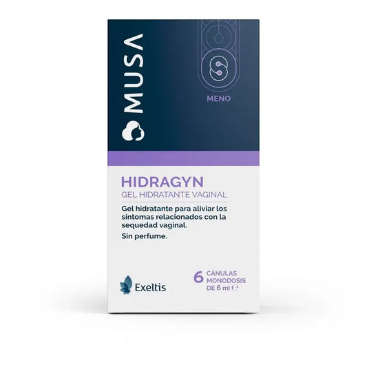 Musa Hydragin Hidratante Vaginal, 6 canulas