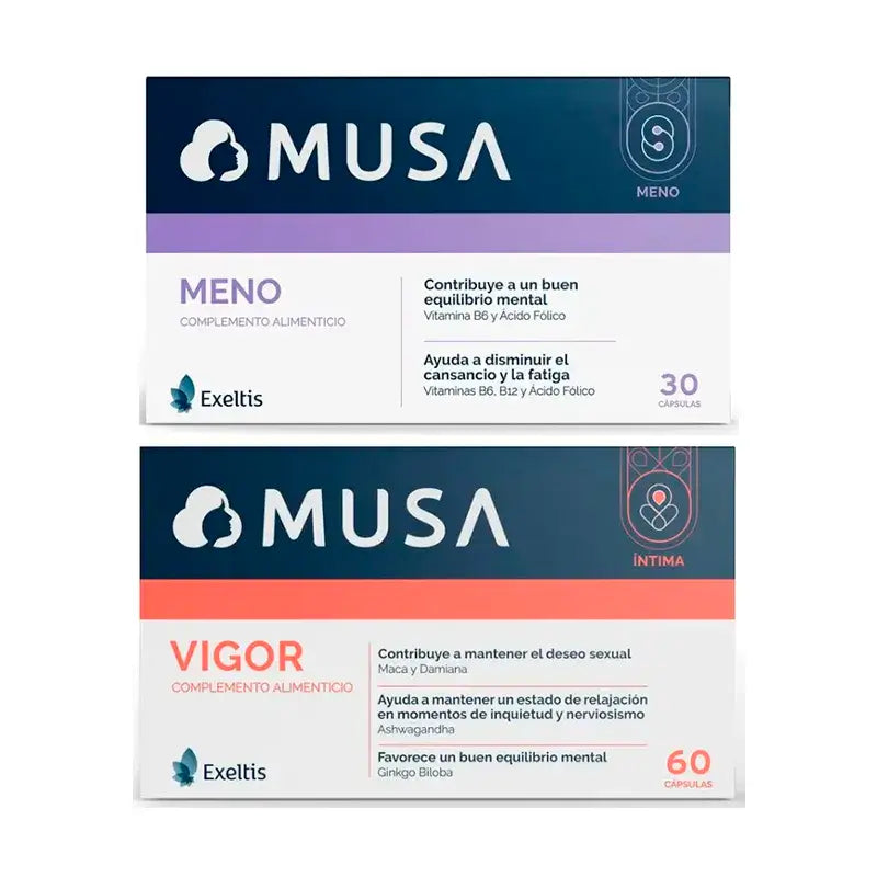 Musa Pack Menopausia + Vigor Libido , 30 + 30 cápsulas