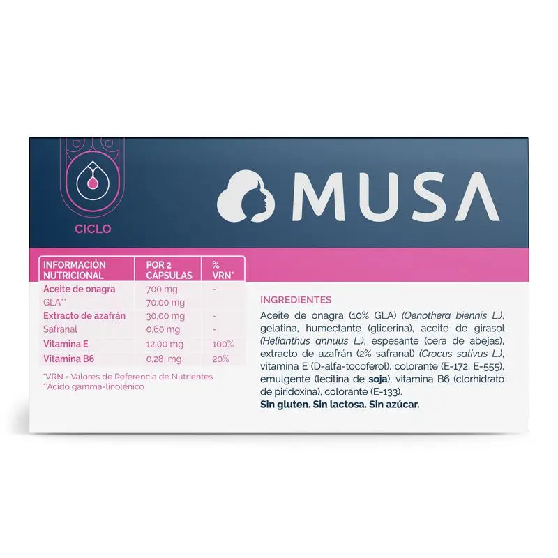 Musa Preciclovit Premenstrual, 60 cápsulas