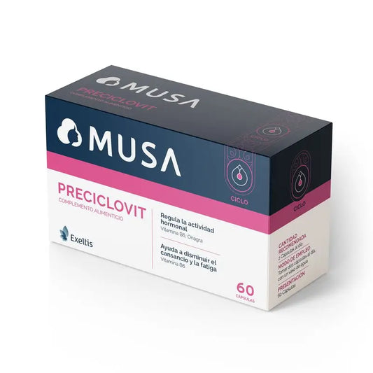 Musa Preciclovit Premenstrual, 60 cápsulas