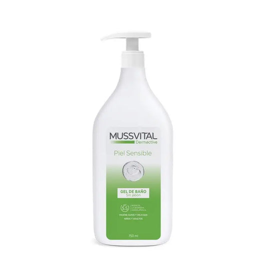 Mussvital Dermactive Gel Piel Sensible, 750 ml