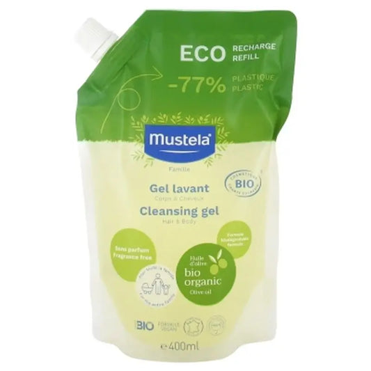 Mustela Gel Champú Bio, 400Ml