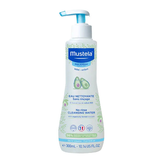 Mustela Agua Limpiadora Sin Aclarado con Aguacate Bio, 300 ml