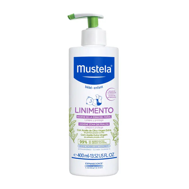 Mustela Linimento Higiene Infantil, 400 ml