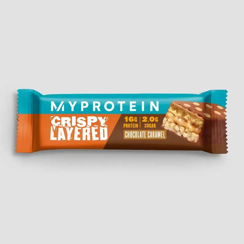 Myprotein Crispy Layered Barrita Caramelo Y Chocolate , 12x58g