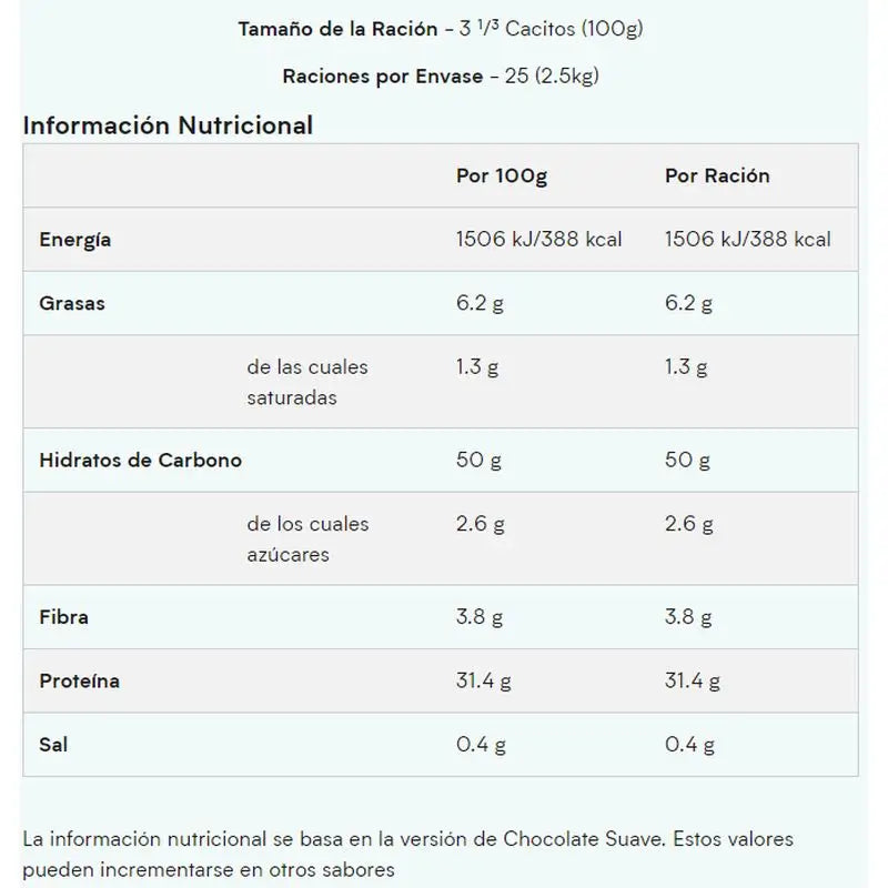 Myprotein Impact Weight Ganador De Peso Crema De Chocolate , 1 kg