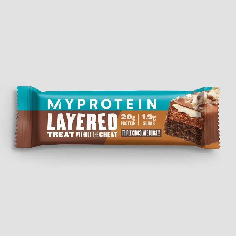 Myprotein Retail Layered Barrita Proteica Triple Chocolate , 60 gramos