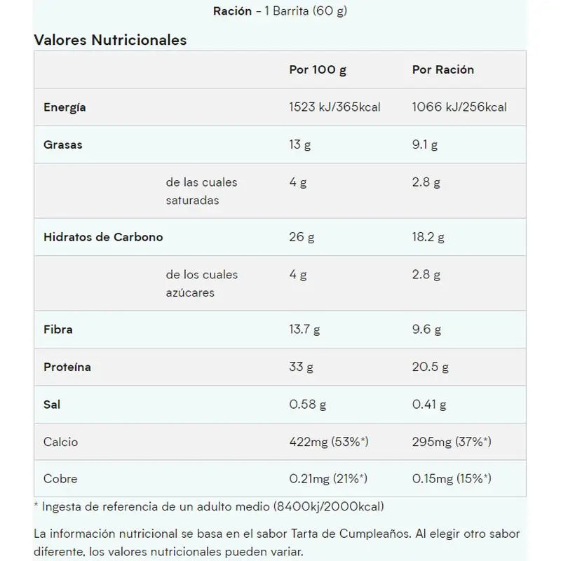 Myprotein Retail Layered Barrita Proteica Triple Chocolate , 60 gramos