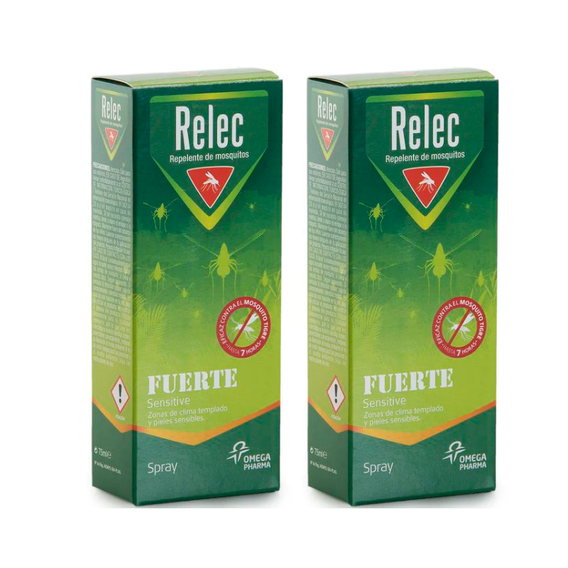 Relec Fuerte Duplo  Sensitive Spray  2 x 75 ml