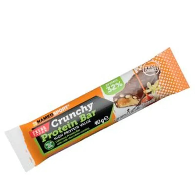 Named Sport Crunhy Protein Bar Vainilla Caramel Barritas 24Uds 