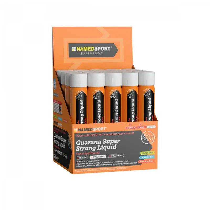 Named Sport Suplemento Guaranà Super Strong Liquid , 20 viales x 25 ml