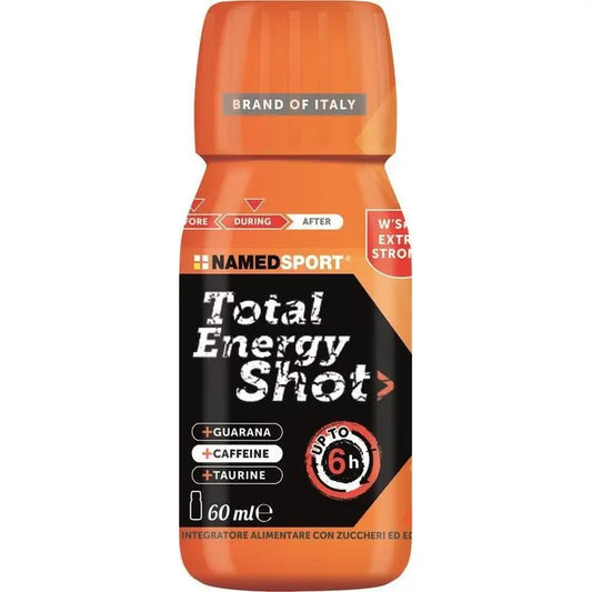 Named Sport Total Energy Shot Orange , 25 botellitas x 60 ml