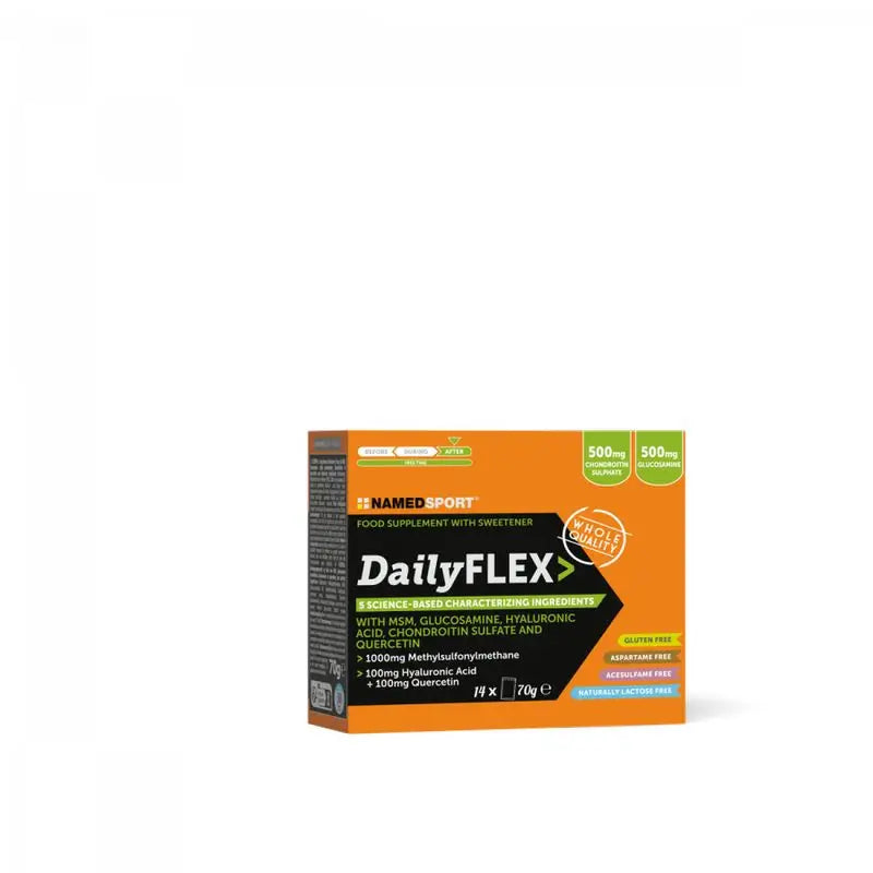 Named Sport Vitaminas Y Minerales Dailyflex , 1 caja de 14 sobres