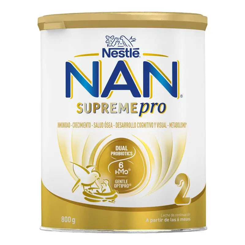 Nestlé Nan Supreme Pro 2 Leche de Continuación, 800 gr