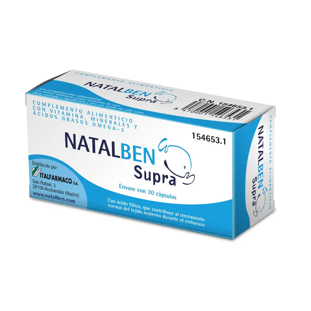 Natalben Supra Nutraceutico , 30 cápsulas