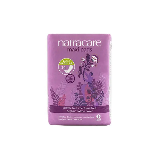 Natracare Compresa Regular Sin Alas , 14 uds