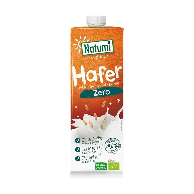 Natumi Bebida De Avena Zero Bio , 1 litro