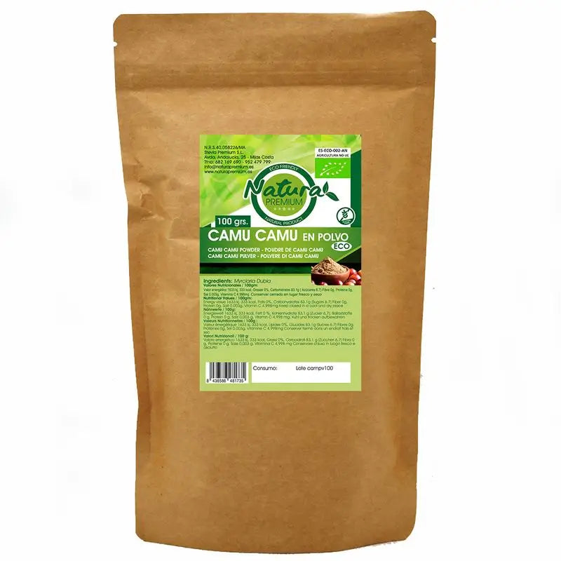 Natura Premium Camu Camu En Polvo Bio , 100 gr