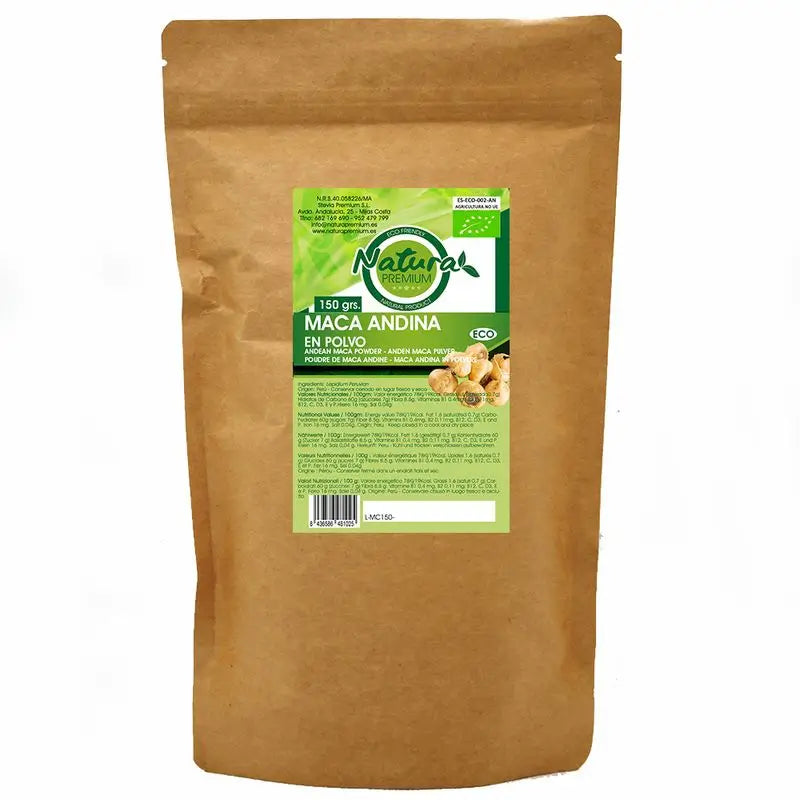 Natura Premium Maca En Polvo Bio , 150 gr