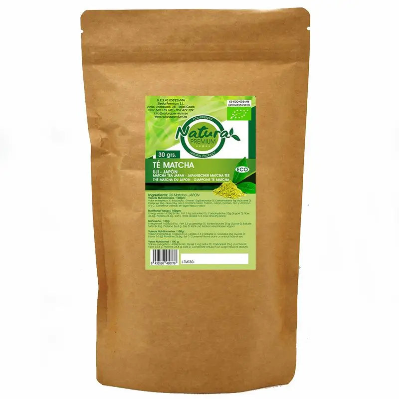 Natura Premium Té Matcha Uji Bio , 30 gr