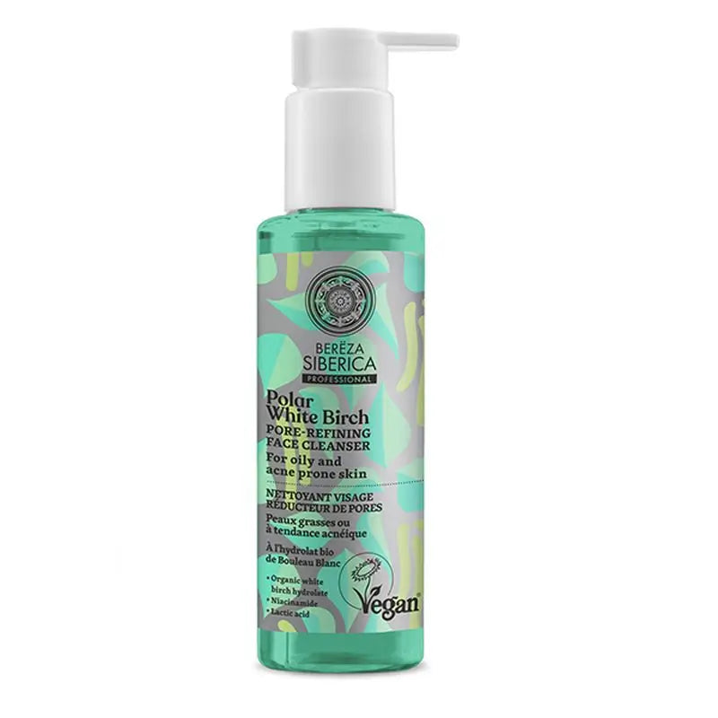 Natura Siberica Bereza Limpiador Facial Refinador Poros Na, 145 ml