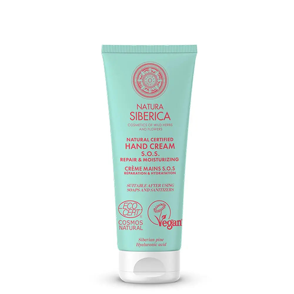 Natura Siberica Crema De Manos Sos Reparación E Hidratación, 75 Ml