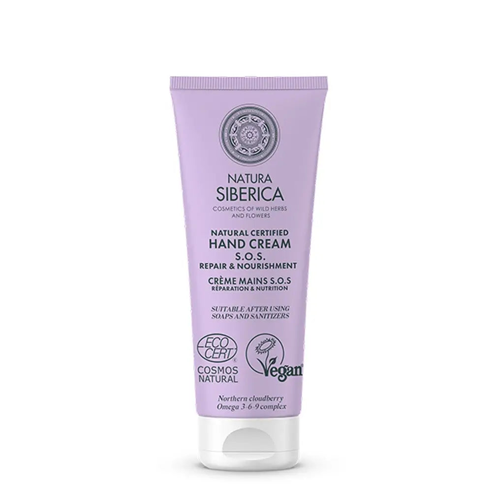 Natura Siberica Crema De Manos Sos Reparación Y Nutrición, 75 Ml