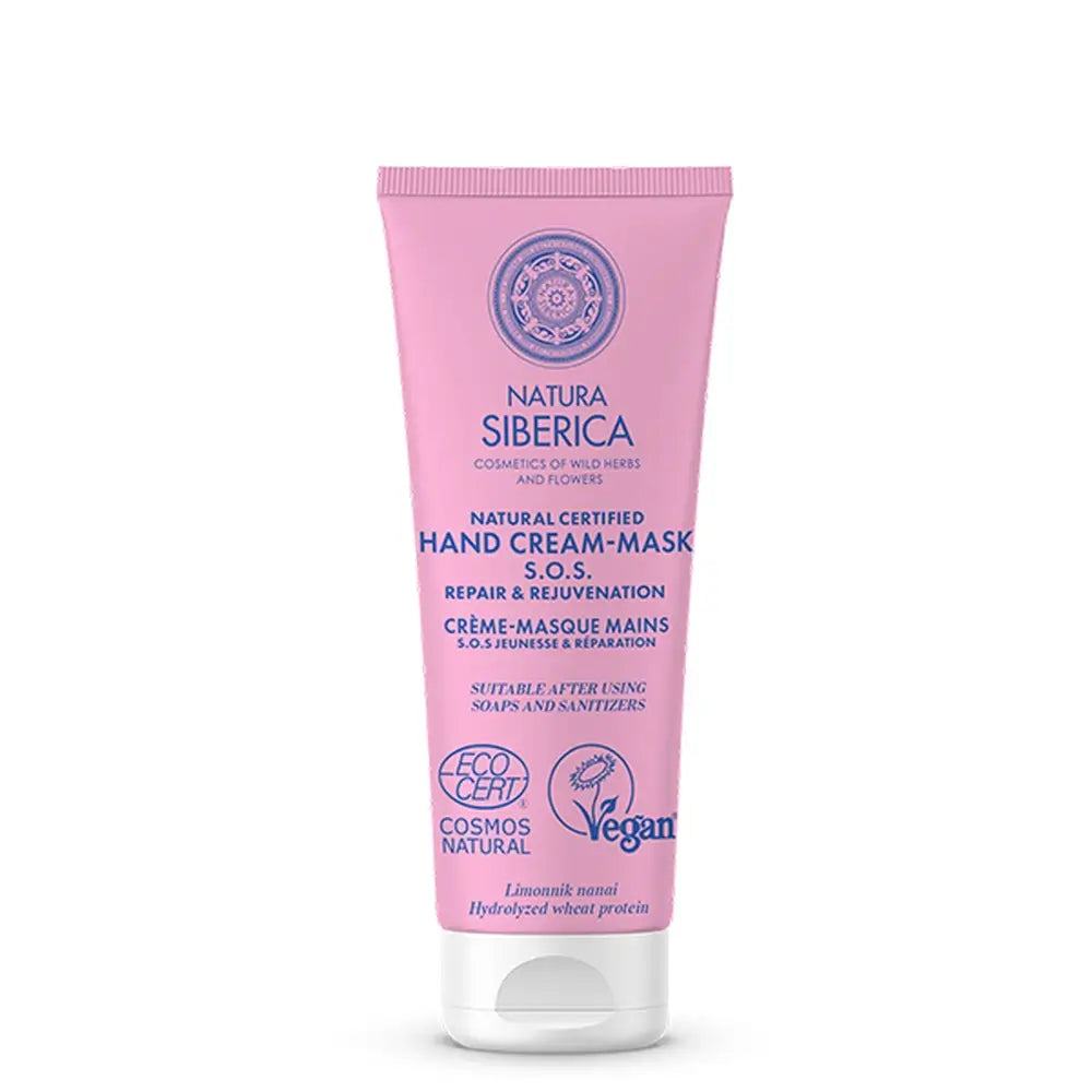 Natura Siberica Crema De Manos Sos Reparación Y Rejuvenecimiento, 75 Ml