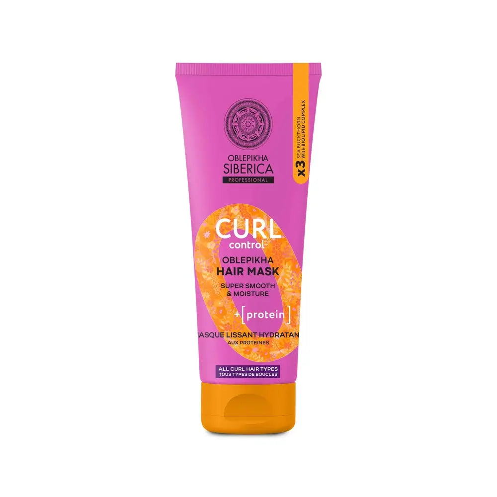 Natura Siberica Mascarilla Capilar Con Proteínas Curl Control, 200 Ml