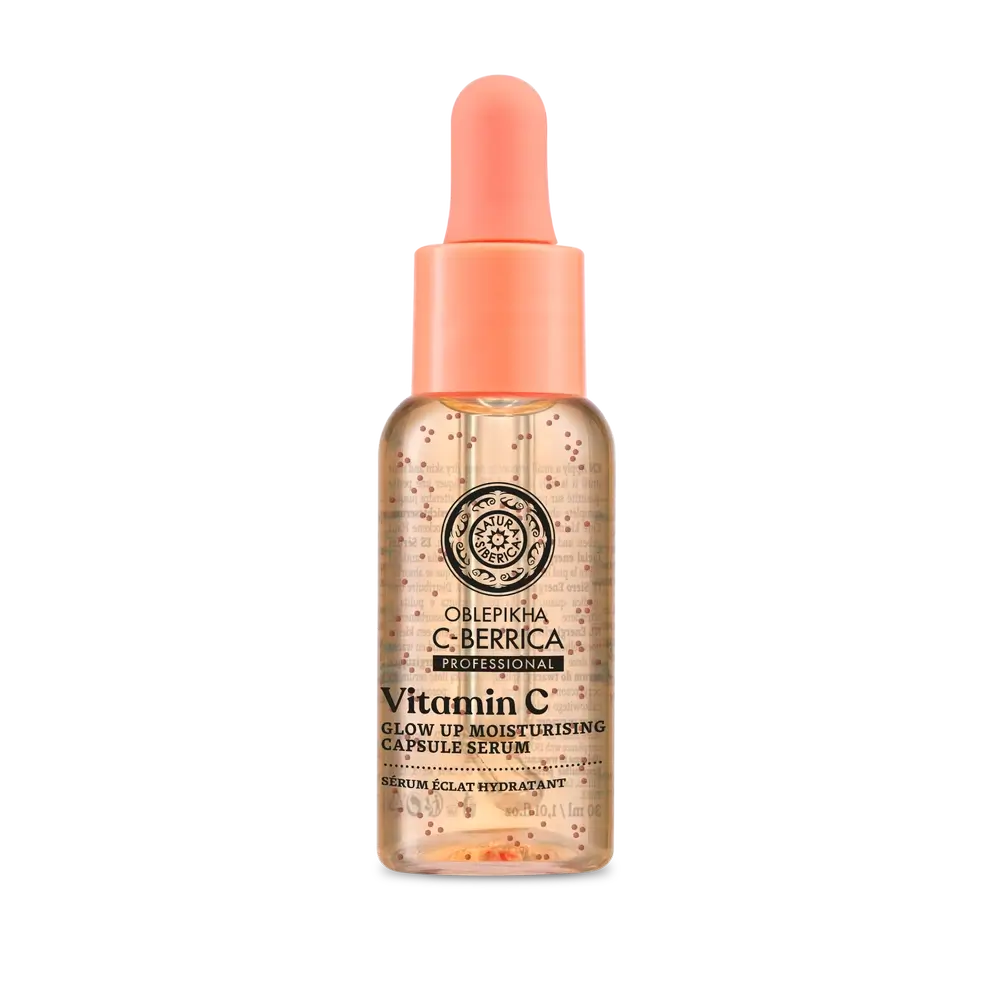 Natura Siberica Sérum Facial Hidratante Con Cápsulas Glow Up, 30 Ml