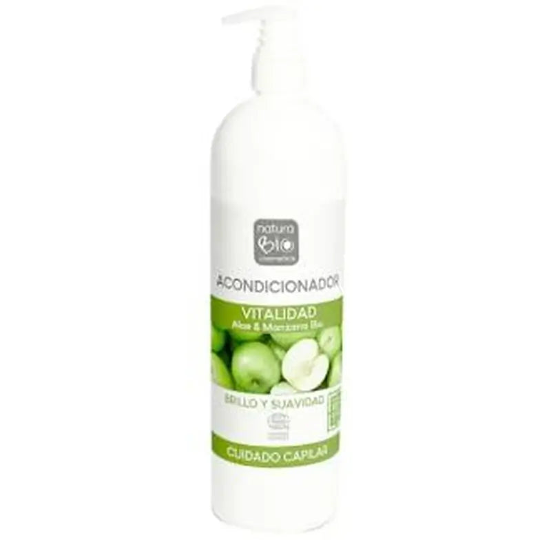 Naturabio Cosmetics Acondicionador Vitalidad Aloe-Manzana 740Ml. 