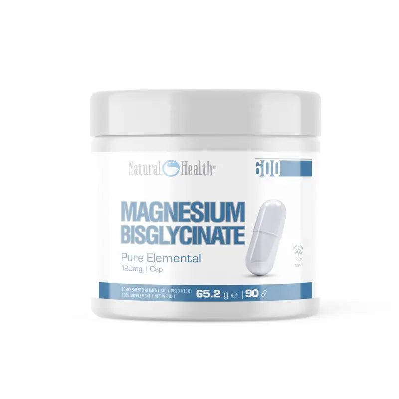 Natural Health Magnesium Bisglycinate, 90 cápsulas